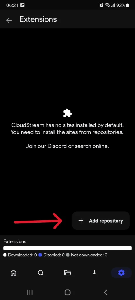 Add repository in CloudStream